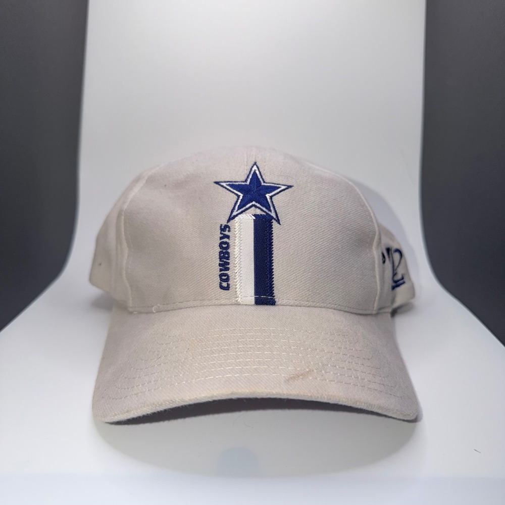 Logo Athletic Dallas Cowboys NFL Pro Line Vintage 90s Hat OSFA Gray